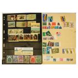 Worldwide Stamps Mint & Used on mix of pages with