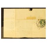 CSA Stamp #1 tied on piece (large part of cover wi