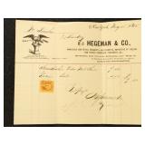 Ephemera Small Group of Printed Documents, mostly