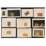 US Stamps on Dealer Cards, mostly late 19th/early