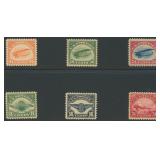 US Stamps #C1-C6 Mint Hinged CV $320+ Well-Centere
