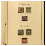 US Stamps Back of Book Issues on Pages including A