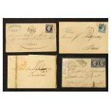 France Postal History small group of 19th and 20th