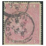 Great Britain #90 Used 1882 with lightly toned per