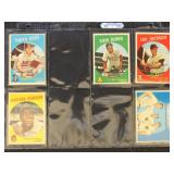 1958 Topps #73//136 Group of 45 on pages, mostly w