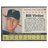 Bill Virdon SP 1961 Post Cereal Baseball Card #135