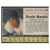 Ernie Banks SP 1961 Post Cereal Baseball Card #191