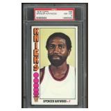 Spencer Haywood 1976 Topps #28 PSA 8 Graded Basket