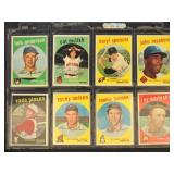1958 Topps #441//503 Group of 51 on pages, mostly