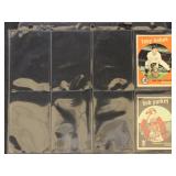 1958 Topps #505//570 Group of 17 on pages includin