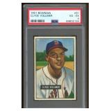 1951 Bowman Clyde Vollmer #91 Graded 4 by PSA