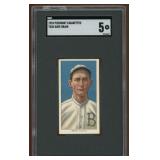 1909 Piedmont Cigarettes T206 Dave Brain Graded 5