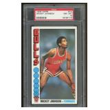 Mickey Johnson 1976 Topps #14 PSA 8 Graded Basketb