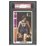 Steve Mix 1976 Topps #21 PSA 8 Graded Basketball C