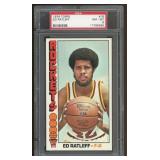 Ed Ratleff 1976 Topps #18 PSA 8 Graded Basketball