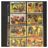 1956 Western Roundup Partial Set (49/80) in mixed
