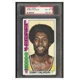 Corky Calhoun 1976 Topps #12 PSA 8 Graded Basketba