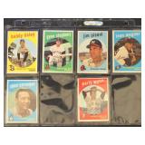 1958 Topps #257//320 Group of 51 on pages, mostly