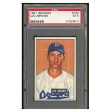 1951 Bowman Cal Abrams #152 Graded 5 by PSA
