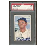 1951 Bowman Rex Barney #153 Graded 5 by PSA
