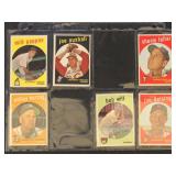 1958 Topps #385//440 Group of 51 on pages, mostly