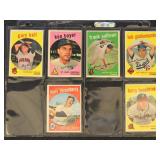 1958 Topps #321//384 Group of 48 on pages, mostly