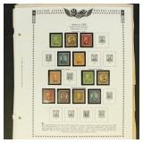 US Stamps 1850s-1930s on pages, includes some bett