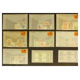 US Stamps 1930s National Parks Mint in glassines &