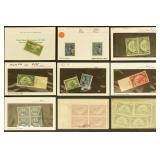 US Stamps 1910s-1930s Mint in glassines & cards, m