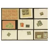 US Stamps 1910s-1930s Mint in glassines & cards, m