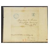 US Stampless Covers Maryland group of 6 including