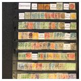 Denmark Stamps Used lot of 917 stamps CV $1,100+