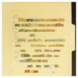 France Stamps 1850s-1890s Used on stockpage with d