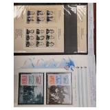 US Stamps Mint NH & Used - includes a little over