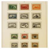 US Stamps Mint Commemoratives on hingeless page, i