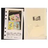 Worldwide Stamps on dealer pages, singles and sets