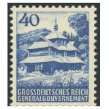 German Occupation of Poland Stamps Mi:III Mint LH