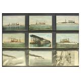 US Navy Ships Postcard collection, mint & used in
