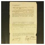 Warren County NC 1804-1812 Documents, 4 different