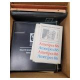 US Stamps FACE VALUE $750+ in heavy bankers boxes,
