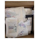 Worldwide & US Stamps accumulation on pages, loose