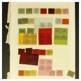 Roman States Stamps on a variety of pages, include