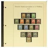 Germany Occupation Stamps 1940-1941 issues on page