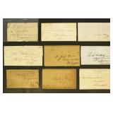 US Stampless Covers and Folded Letters with variet