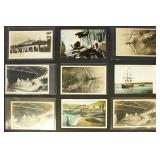 US Whaling Postcard collection of mostly real phot