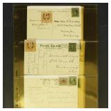 US Christmas Seals Used on Postcards & Covers with