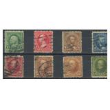 US Stamps #279-284 Used Small Banknotes, attractiv