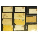 US Stamps 1850s-1860s Covers, mostly 3 cent Washin