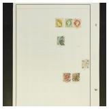 Austria Stamps collection on Harris album pages, U