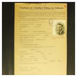 Ephemera German Questionnaire for Medical Professi